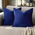 GIGIZAZA Blue Large Throw Pillow Covers by GIGIZAZAFocusingonhomedecoration