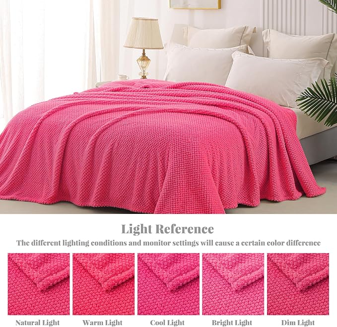 Whale Flotilla Extra Large Fuzzy Fleece Throw Blanket - Image 6