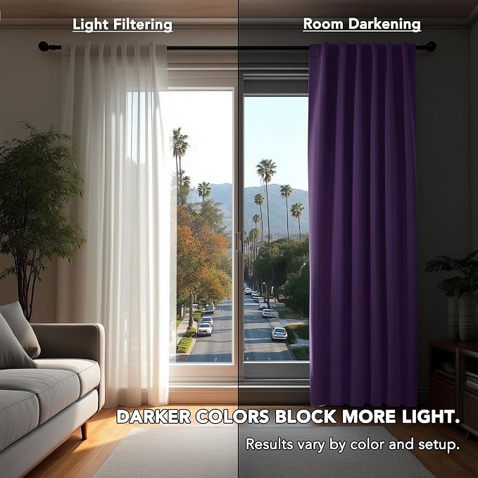 Deconovo Short Blackout Curtains - Image 3