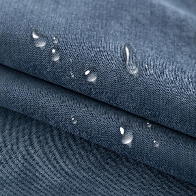 STACYPIK Dark Blue Waterproof Sofa Covers for Sofa Water Resistant Couch Covers Dog Bed Cover Non-Slip Sofa Slipcovers for Kids Pets Washable Furniture Protector Covers for 3 Cushion Couch-71X150IN