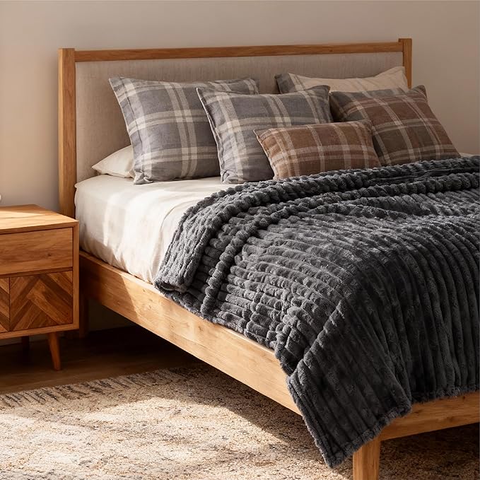 Bedsure GentleSoft Grey California King Size Blanket - Image 6