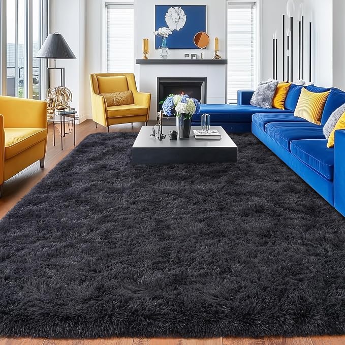 Rugs for Bedroom 4x6, Soft Shaggy Modern Shag Area Rug for Living Room - Image 2