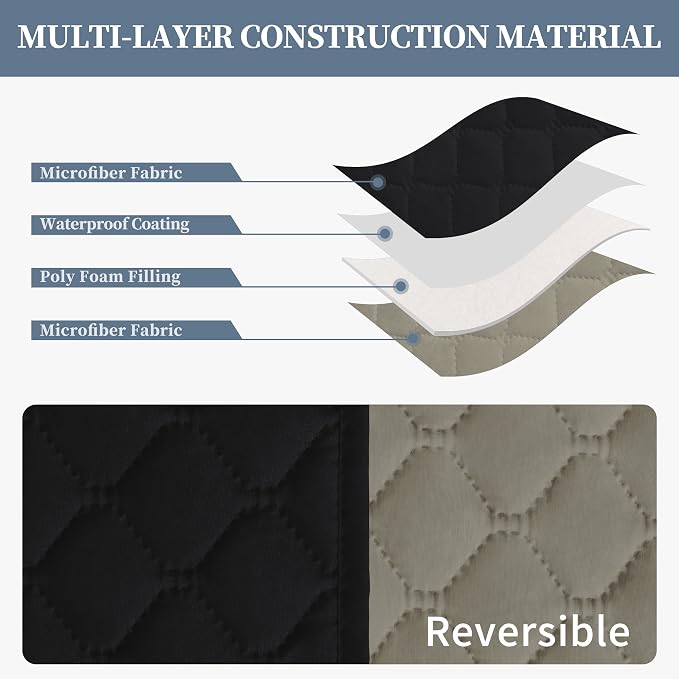ISSUNTEX Double Protection 100% Waterproof Sofa Covers - Image 4