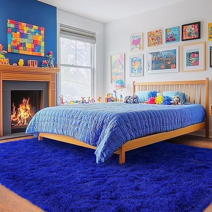 Rugs for Bedroom 4x6, Soft Shaggy Modern Shag Area Rug for Living Room - Image 4