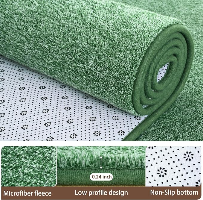 AROGAN Washable 2x8 Runner Rug for Hallway, Long Runner Rugs wtih Soft Memory - Image 4
