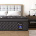 Twin Hybrid Mattress, 12 Inch Medium Mattress Euro Top for Back & Lumbar Support, Individual Pocket Spring Bed for Motion Isolation & Pressure Relief