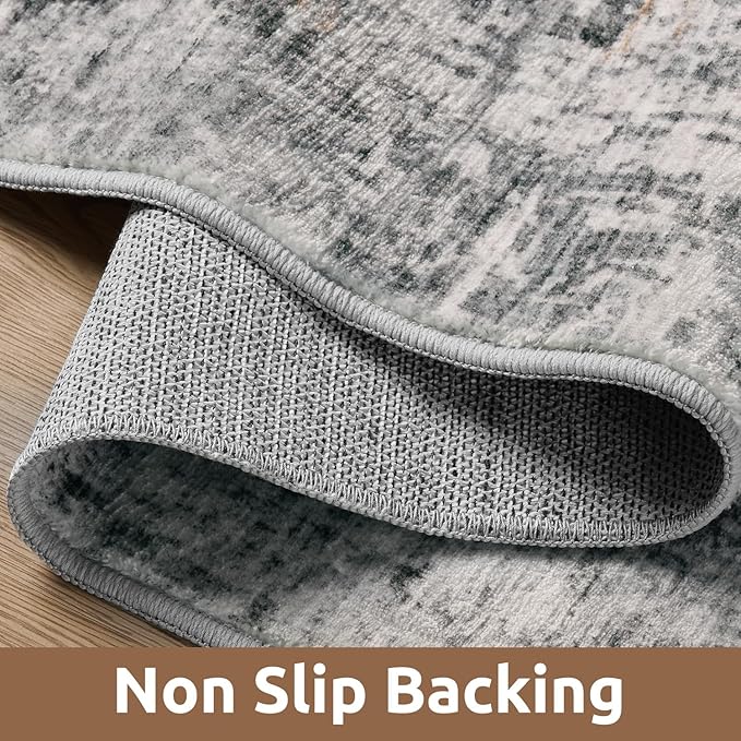 9 x 12 Area Rugs for Living Room, Machine Washable Non Slip Rug Ultra Soft Low - Image 3