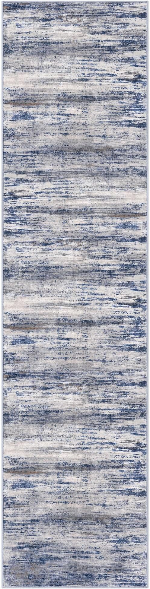 KOZYFLY Modern Abstract Washable Rug Runner 2.6x10 Hallway Rug Runner Non-Slip - Image 8