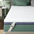 3 Inch Firm Mattress Topper Full Size, Memory Foam Bed Topper with Soft & Firm Options for Back Pain Relief, Mattress Topper with 2-Sided Cover, Ergonomic 5-Zone Design, CertiPUR Certified
