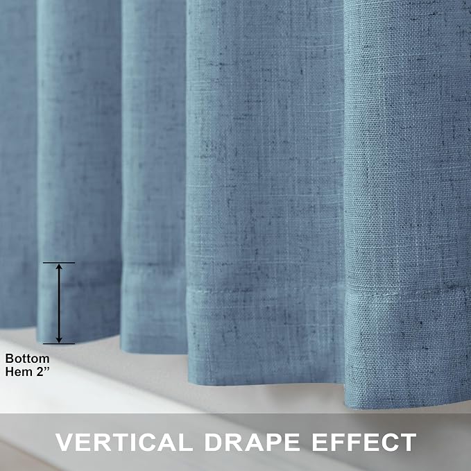 Extra Long Curtains for Living Room Patio Sliding Glass Door 120 Inch Length - Image 5