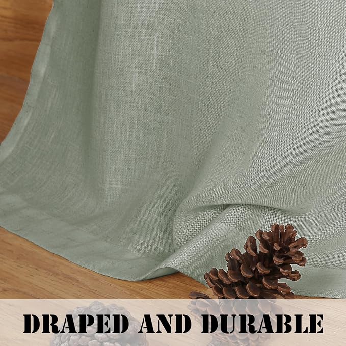 H.VERSAILTEX Living Room Linen Curtains - Image 8