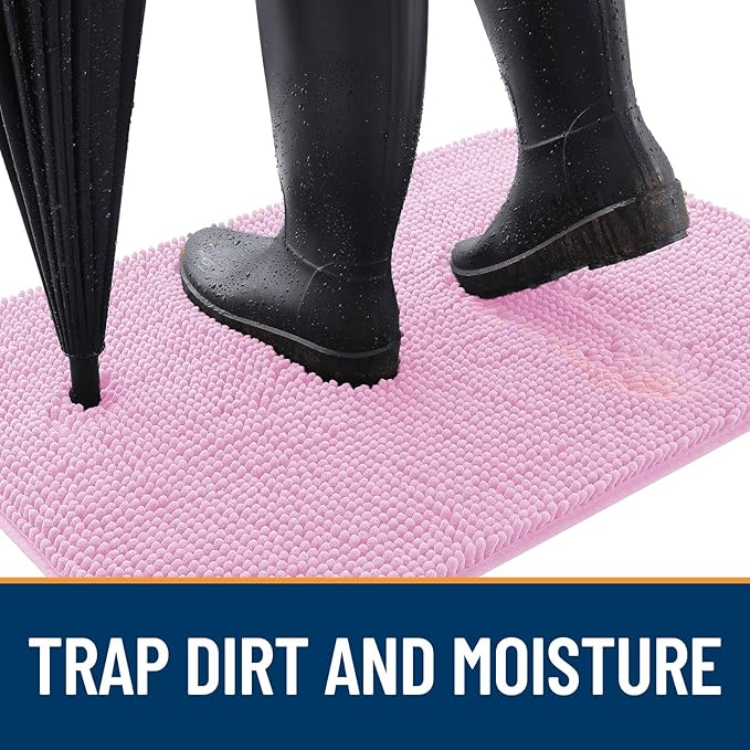 OLANLY Dog Door Mat for Muddy Paws 59x20, Absorbs Moisture and Dirt, Absorbent - Image 2
