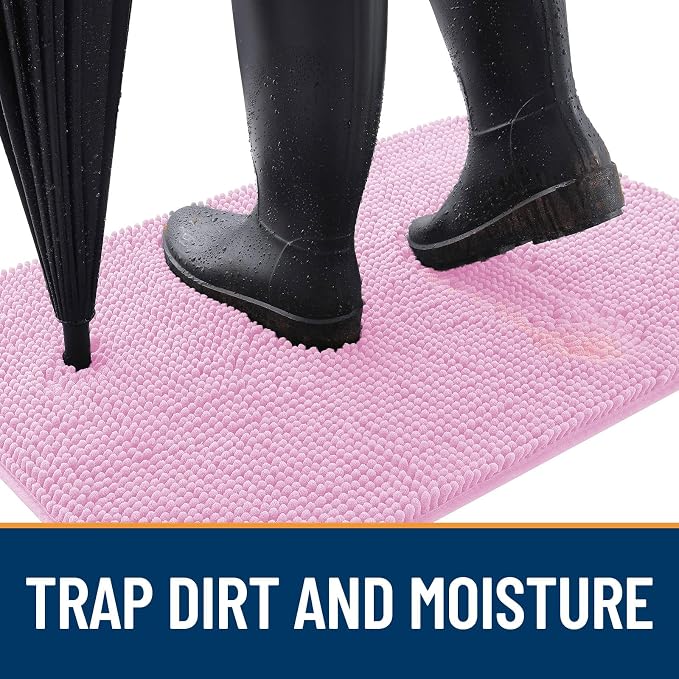 OLANLY Dog Door Mat for Muddy Paws 50x30, Absorbs Moisture and Dirt, Absorbent - Image 2