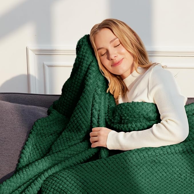 Whale Flotilla King Size Fuzzy Fleece Blanket - Image 3