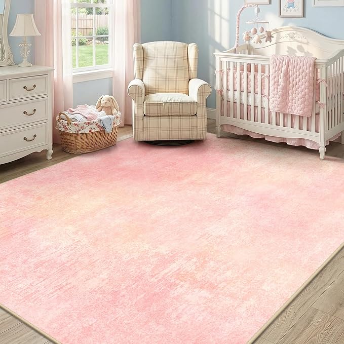 Washable Area Rugs 5'x7' Non-Slip Modern Abstract Soft - Image 2