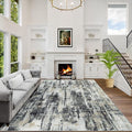 10x14 Area Rugs Washable Rug: Modern Abstract Living Room Rug Soft Anti-Skid by GENTDRIZZ
