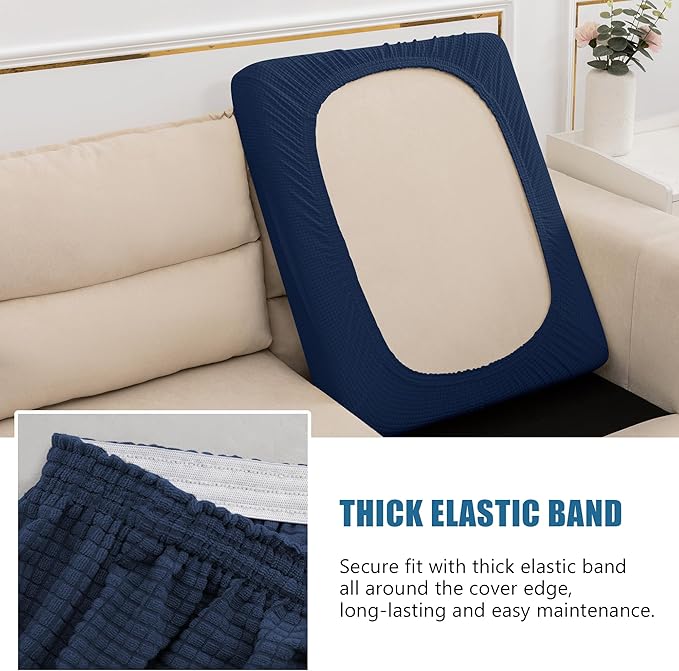 Water Repellent Sofa Seat Cushion Covers Stretch Furniture Protector Slip Covers - Image 4