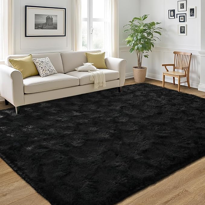 LOCHAS Ultra Soft Indoor Modern Area Rugs Fluffy Living Room Carpets - Image 3