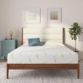 NapQueen Twin XL Size, 8 Inch Anula Green Tea Infused Memory Foam Mattress, Bed in a Box, CertiPUR-US Certified Mattress