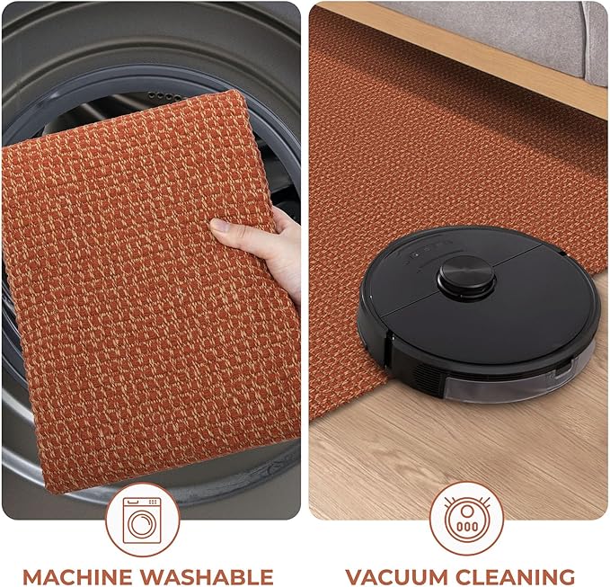 KOZYFLY Runners for Hallways 3x8 ft Washable Kitchen Runner Non Slip Rubber - Image 7
