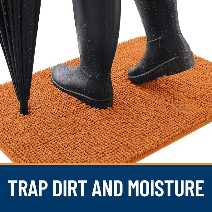 OLANLY Dog Door Mat for Muddy Paws 34x21, Absorbs Moisture and Dirt, Absorbent - Image 2