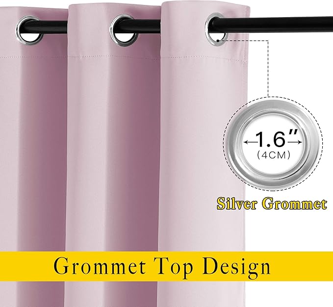 NICETOWN Room Darkening 102 inch Curtains - Image 2