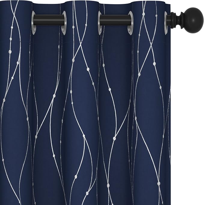 Deconovo Short Kitchen Curtains, Thermal Insulated Soundproof Drapes by Deconovo