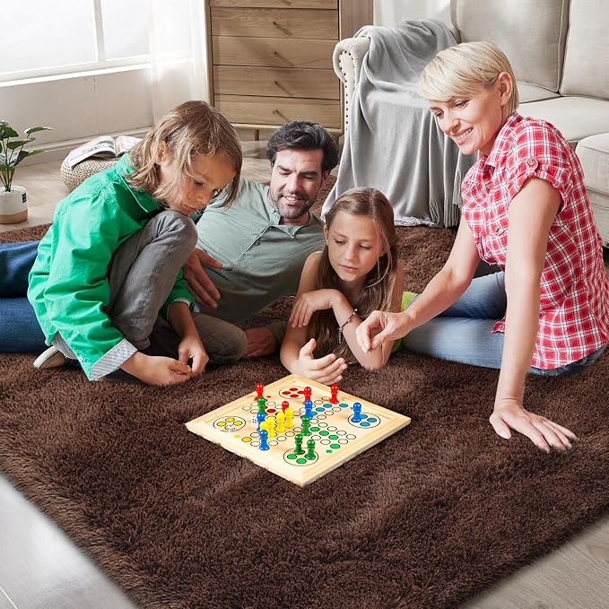 Shag Area Rugs for Bedroom Living Room, 8X10 Ultra Soft Fluffy Area Rugs for - Image 2