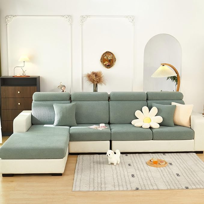 Couch Covers for 2 Cushion Sofa Pet Friendly Couch Cushion Covers Universal - Image 8