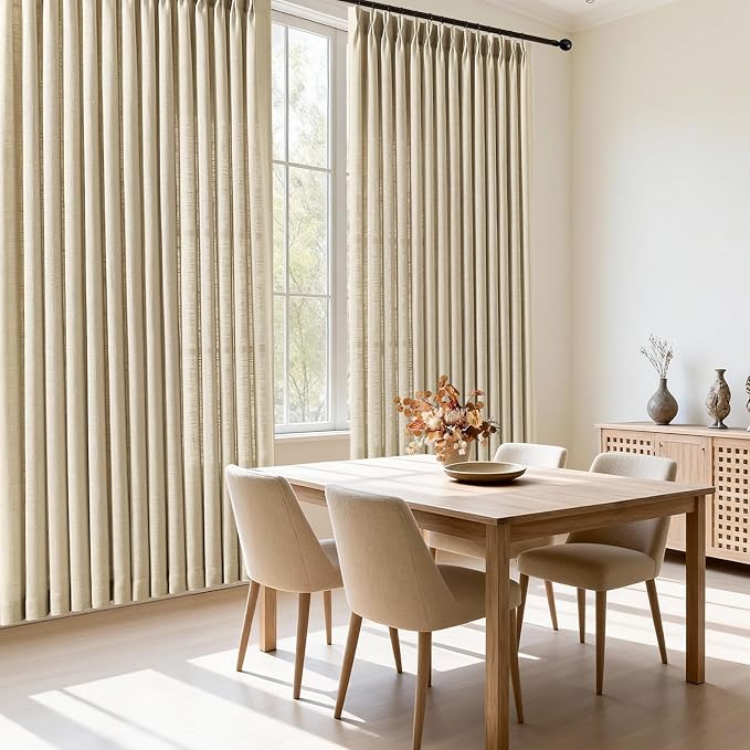 IVAPUPU 70 Inch Extra Width Pinch Pleated Curtains - Image 5