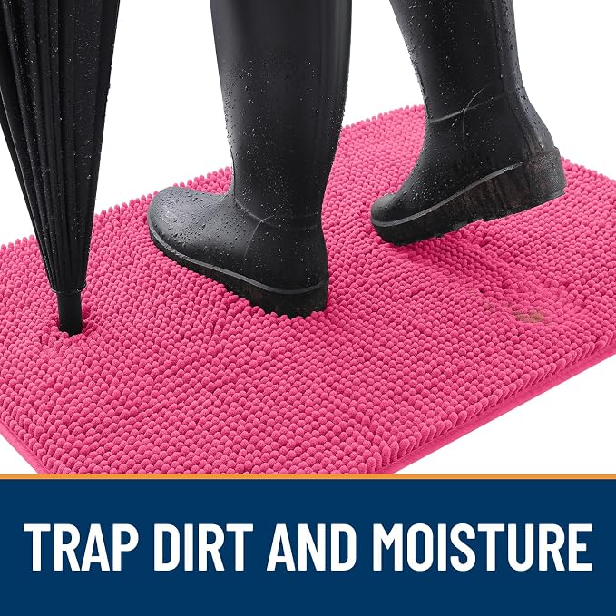 OLANLY Dog Door Mat for Muddy Paws 70x35, Absorbs Moisture and Dirt, Absorbent - Image 2