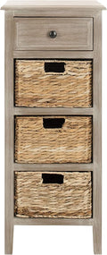 Safavieh American Homes Collection Michaela Vintage White Side Table
