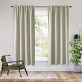 RYB HOME Bedroom Blackout Curtains 63 inches Long, 100% Blackout Thermal by RYBHOME