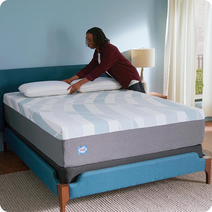 Sealy Dreamlife 14” Foam Mattress-in-a-Box, Twin XL, SealyComfort Gel Memory Foam, SealySupport Transition Foam, Machine Washable Cover