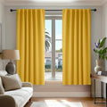 Deconovo Blackout Curtains, Thermal Insulated, W52 x L63 2 Panels, Back Tab by Deconovo