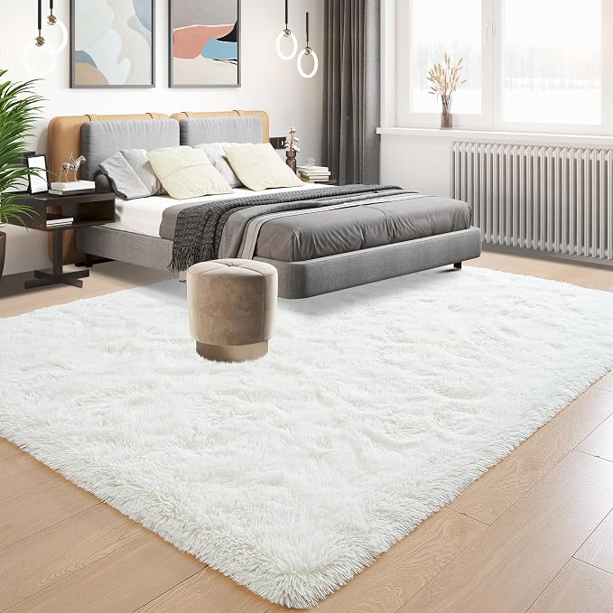 Tepook Super Soft Fluffy Rugs for Living Room, Area Rugs 8x10 for Bedroom - Image 3