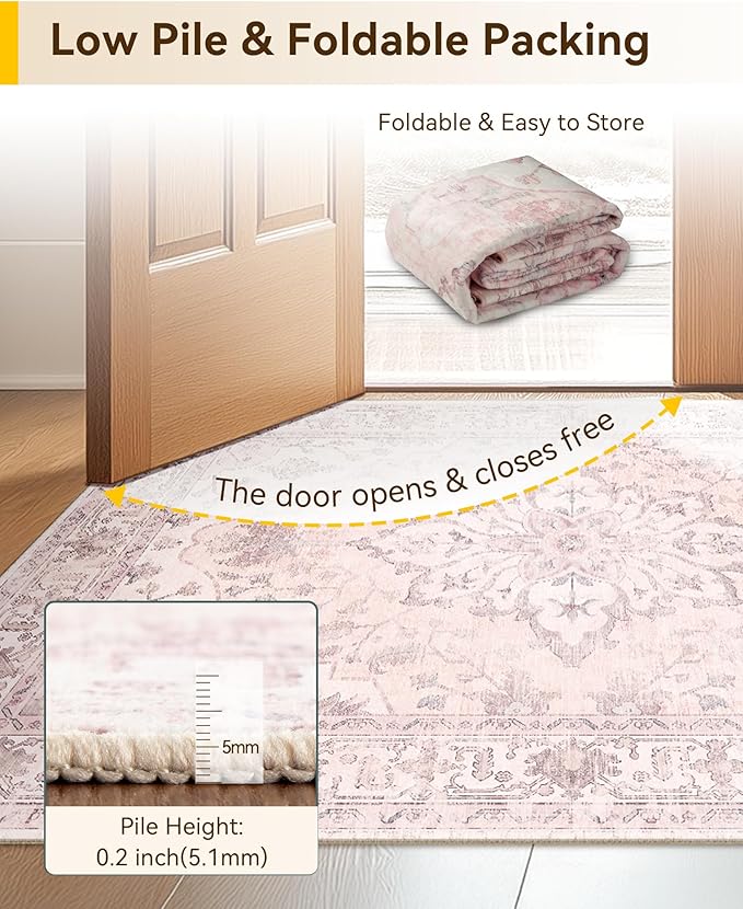 RELEANY Area Rugs 2'x3' Kitchen Rugs Entry Rug Small Rugs - Image 4