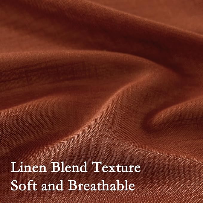 MYSKY HOME Semi Sheer Short Macrame Curtains - Image 8