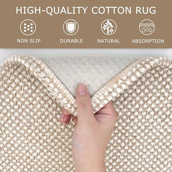 KOZYFLY Runners for Hallways 3x8 ft Washable Kitchen Runner Non Slip Rubber - Image 6