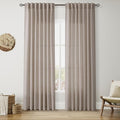 Nanspring Cobblestone Linen Curtains 84 Inches Long by Nanspring