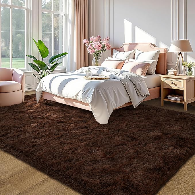 LOCHAS Ultra Soft Indoor Modern Area Rugs Fluffy Living Room Carpets - Image 3