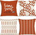 YCOLL Fall Pillow Covers 18x18 Set of 4, Modern Sofa Throw Pillow Cover by PillowCoversExpert