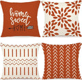 YCOLL Fall Pillow Covers 20x20 Set of 4, Modern Sofa Throw Pillow Cover by PillowCoversExpert