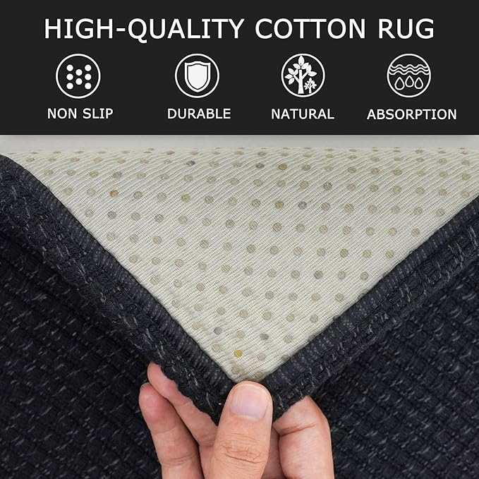 KOZYFLY Long Runners for Hallways 3x12 ft Washable Kitchen Runner Non Slip - Image 6