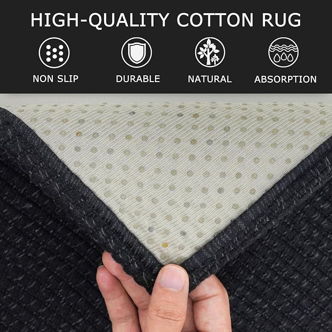 KOZYFLY Runners for Hallways 2x10 ft Washable Kitchen Runner Non Slip Rubber - Image 6