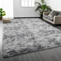 Deerhoo Large Shag Area Rugs 5 x 8, Tie-Dyed Plush Fuzzy Rugs by Deerhoo