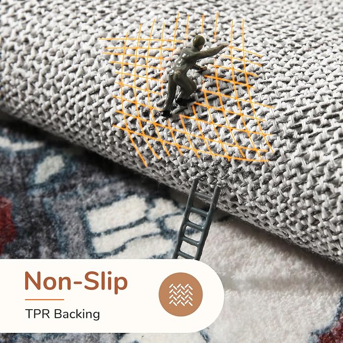 OPPODREAM Soft 10x14 Area Rugs, Washable Rugs 10x14 - Image 4
