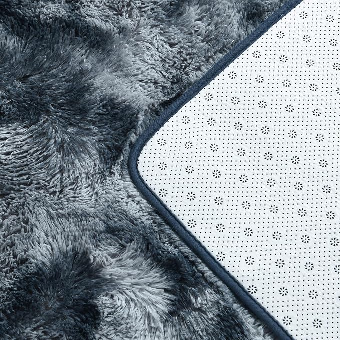 Deerhoo Large Shag Area Rugs 9 x 12, Tie-Dyed Plush Fuzzy Rugs - Image 6