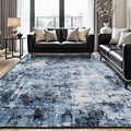 Rugflix 9x12 Area Rugs for Living Room, Washable Large Rug Stain-Resistant Low by RugflixAreaRugs
