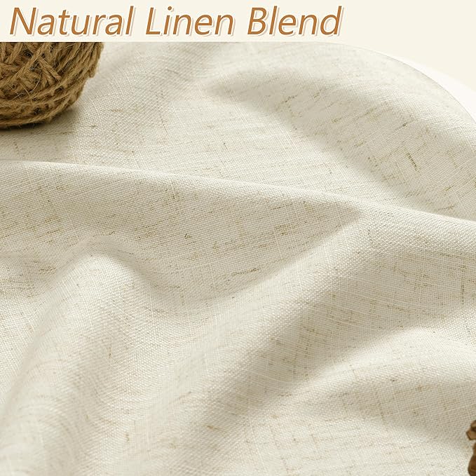 Guken 100% Blackout Curtains 80 Inch Length 2 Panels Set - Image 3